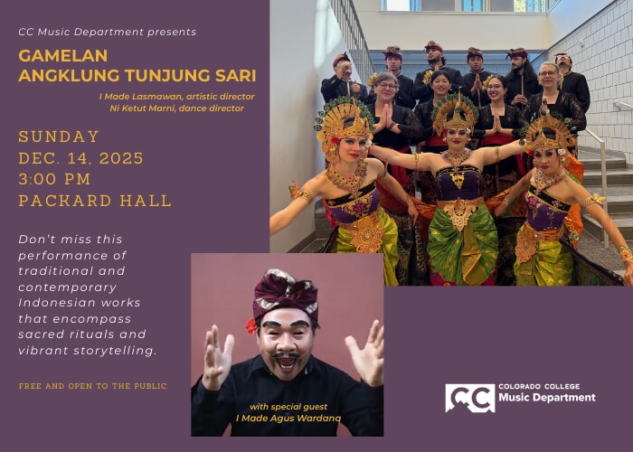 Colorado College Indonesian Music & Dance Concert