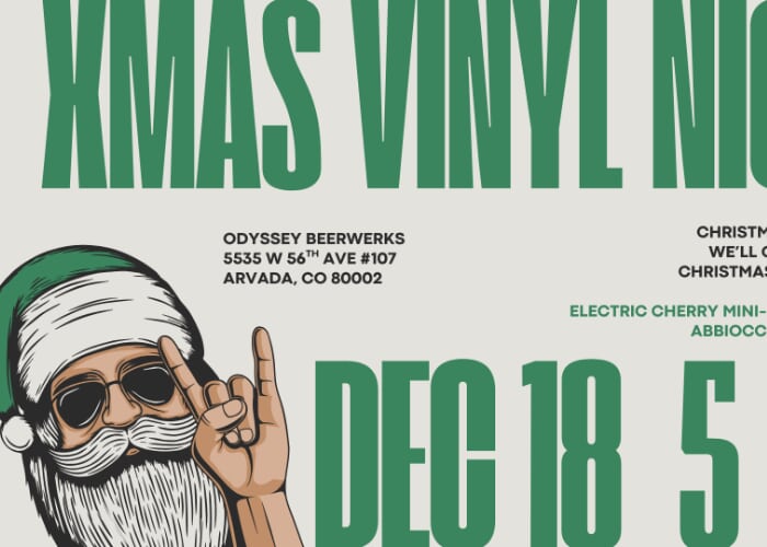 Xmas Vinyl Night at Odyssey Beerwerks