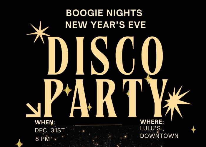 Boogie Nights: New Year's Eve Disco!