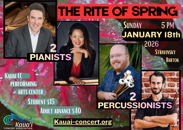 The Rite of Spring: 2 Pianos and 2 Percussions