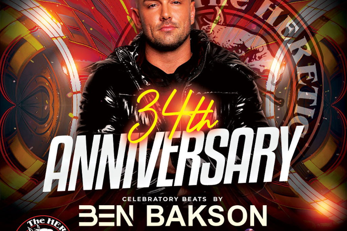 Heretic 34th Anniversary DJ BEN BAKSON at Heretic December 13, 2024