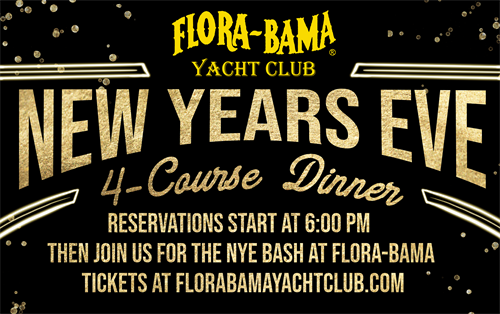 New Year&'s Eve Dinner at Flora-Bama Yacht Club