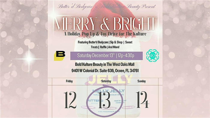 Merry & Bright: A Holiday Pop-Up + Toy Drive for The Kulture