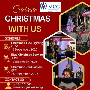 Trinity Metropolitan Community Church of Gainesville Christmas Tree Lighting
