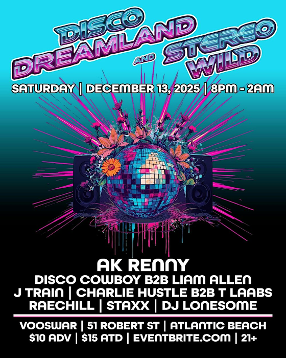 Disco Dreamland & Stereo Wild presents AK RENNY