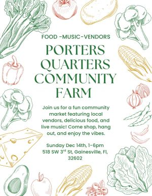 Porters Quarters Winter Music & Vendor Market