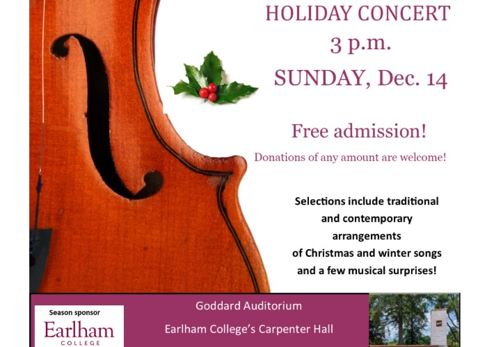Free holiday concert by Richmond Community Orchestra