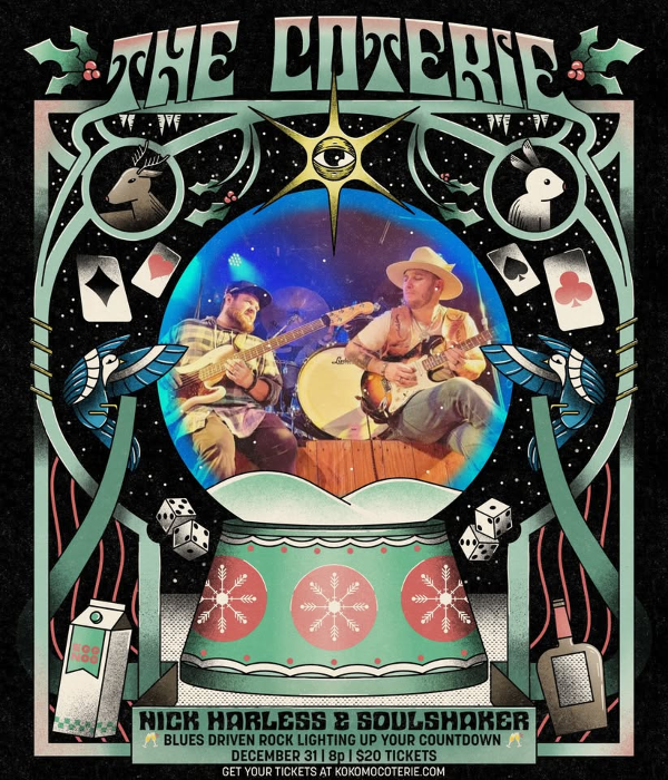 New Years Eve w/ Nick Harless & Soulshaker : Live at The Coterie!