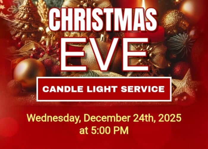 Trimble Church Christmas Eve Candlelight Service