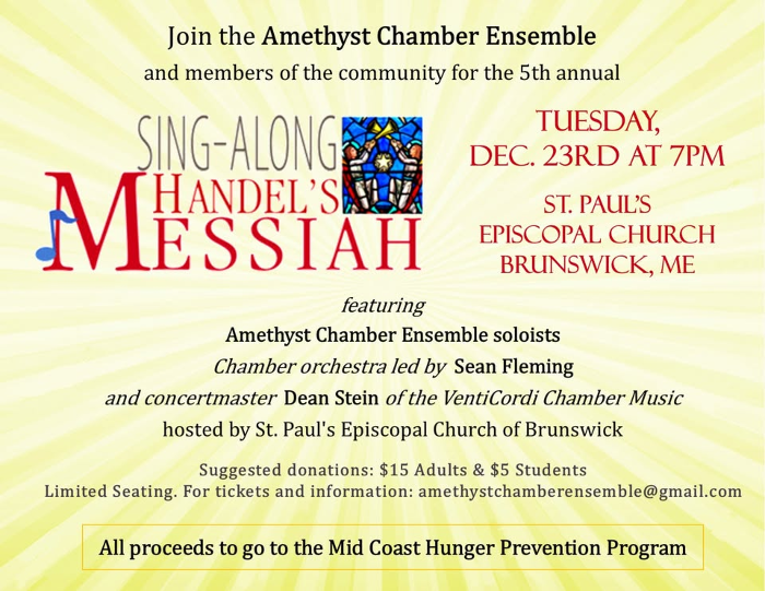 5th Annual Messiah Sing-Along