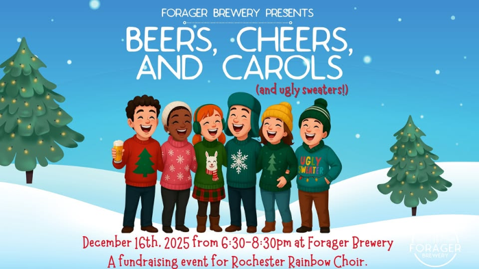 Beers, Carols, and Ugly Sweaters at Forager Brewery!