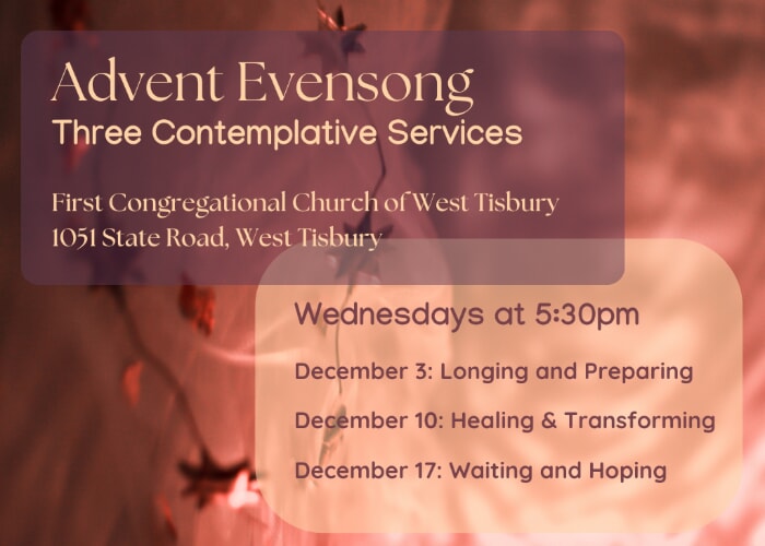 Advent Evensong - Contemplative Services on Wednesday evenings