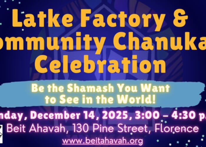 Latke Factory & Community Chanukah Celebration