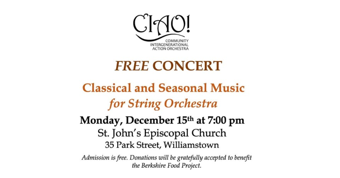 CIAO! (Community Intergenerational Action Orchestra) Free Concert