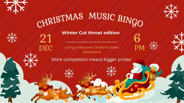 Music Bingo - our annual cut-throat edition