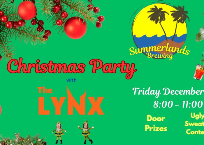 Christmas Party with The Lynx Band at Summerlands Brewing Company