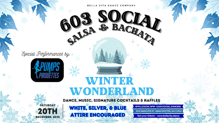603 Salsa & Bachata Social: Winter Wonderland Edition!