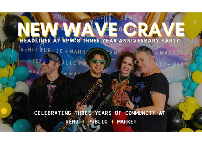 New Wave Crave Live at Reno Public Market's Anniversary Party