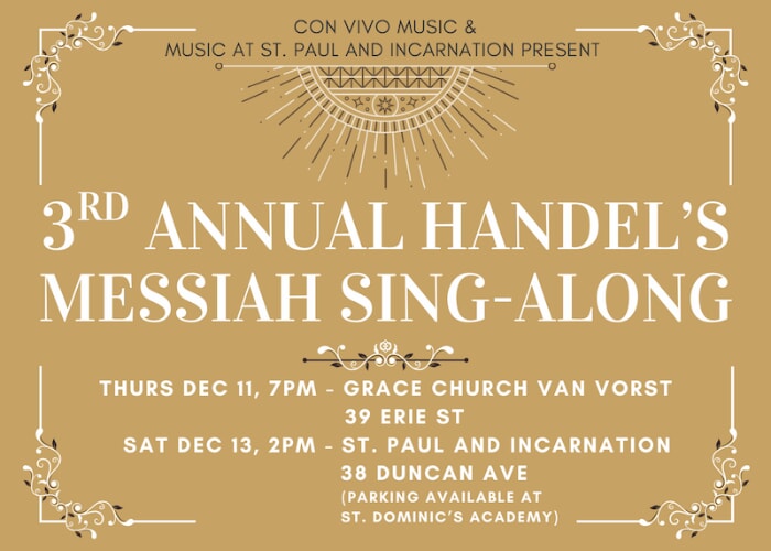 3rd Annual Handel's Messiah Sing-Along