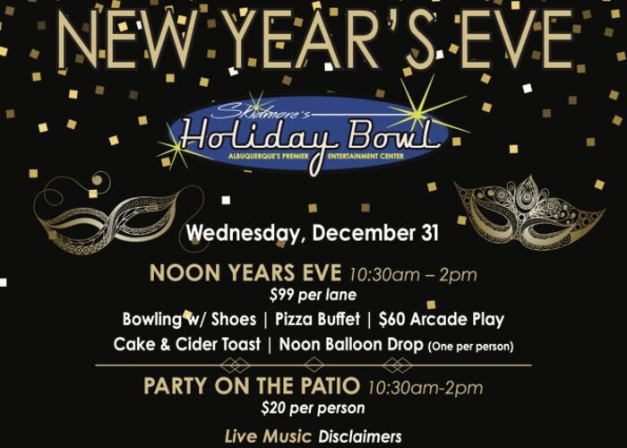 NOON Year's Eve Party on the Patio