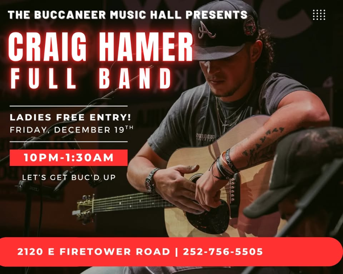 CRAIG HAMER BAND AT THE BUC