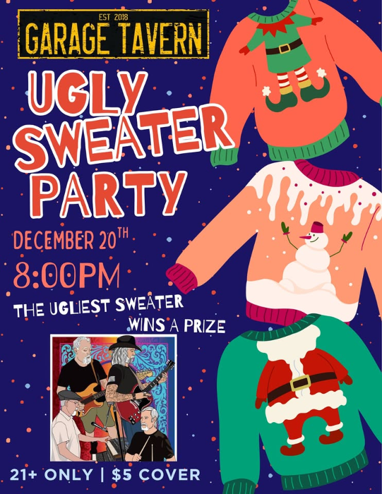 Christmas Party & Ugly Sweater with WRISTBAND