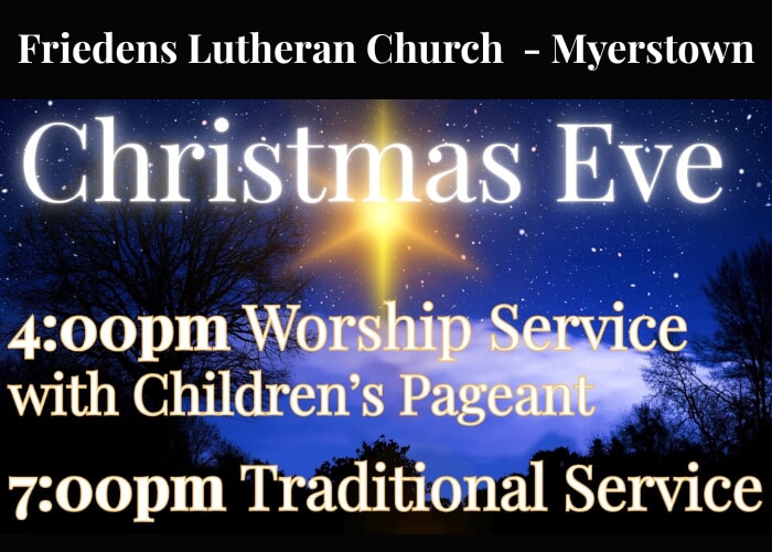 Friedens Christmas Eve Service with Children's Pageant