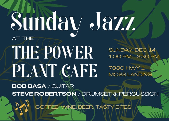 Sunday Jazz! Bob Basa & Steve Robertson at the Power Plant Cafe