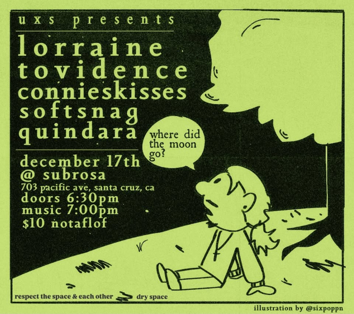 A blast of an evening to make the walls sweat at SubRosa brought to you in part by UXS Booking with…