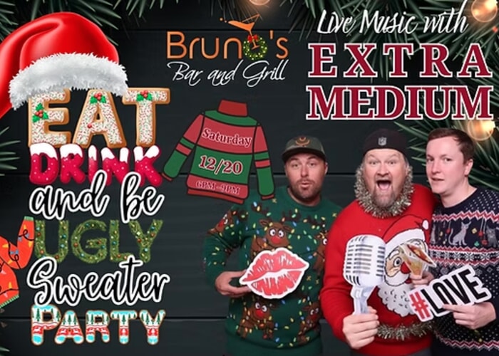 Ugly Sweater Party with Music from Extra Medium!