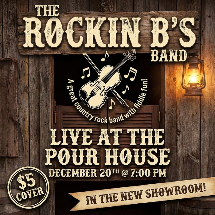 THE ROCKIN B'S BAND live at The Pour House!