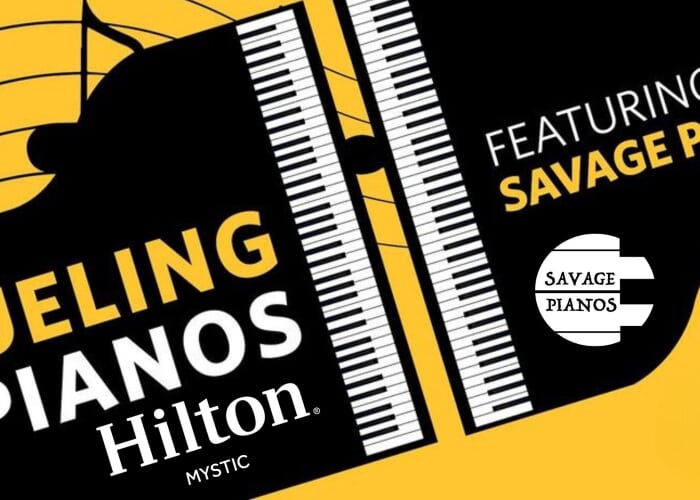 Dueling Pianos featuring Savage Pianos, at Hilton Mystic, Mystic, CT