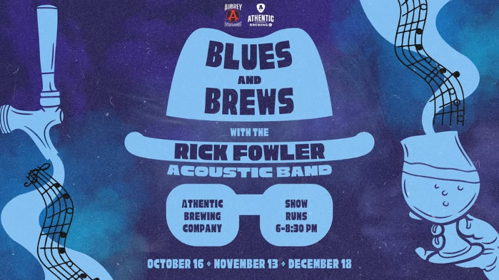 Blues and Brews FINALE with the Rick Fowler Acoustic Band at Athentic Brewing Co.