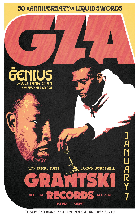 GZA W/ Phunky Nomads - 30th Anniversary of Liquid Swords & Special Guest Landon Wordswell