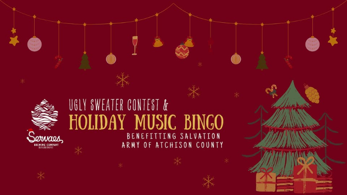 Holiday Music Bingo + Ugly Sweater Contest