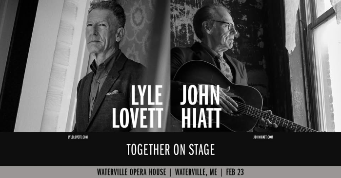 Lyle Lovett and John Hiatt-Together On Stage in Waterville, ME