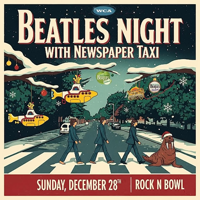 Beatles Night with Newspaper Taxi | SUNDAY DECEMBER 28 | Rock N Bowl NOLA