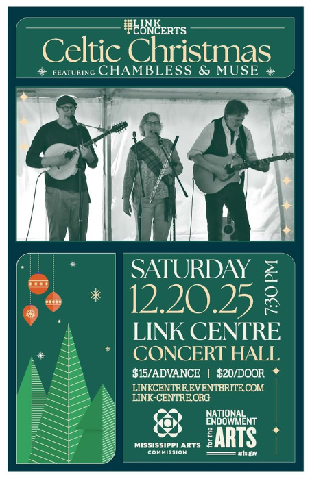 Link Concerts: Celtic Christmas with Chambless & Muse