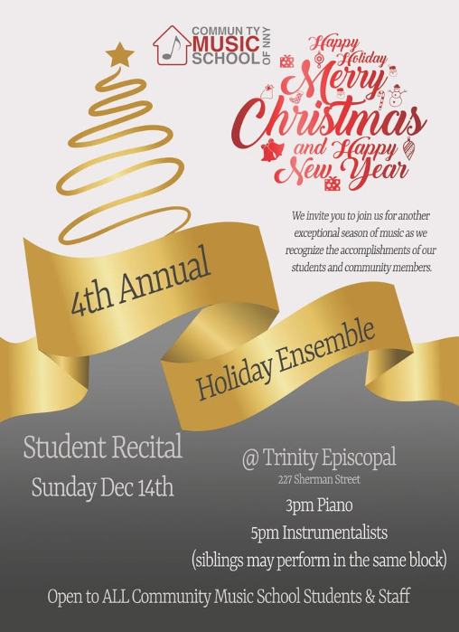 Community Music School 4th Annual Student Recital