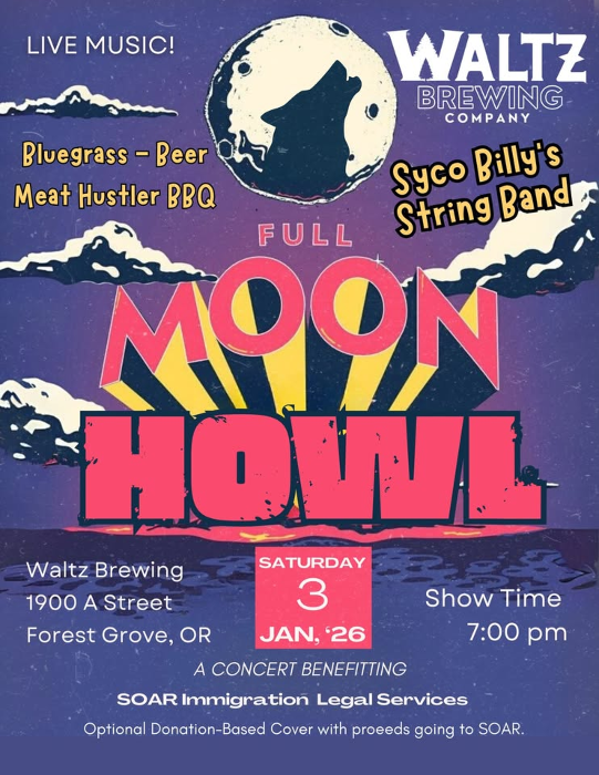 Full Moon Howl- A Benefit Concert featuring Syco Billy's String Band