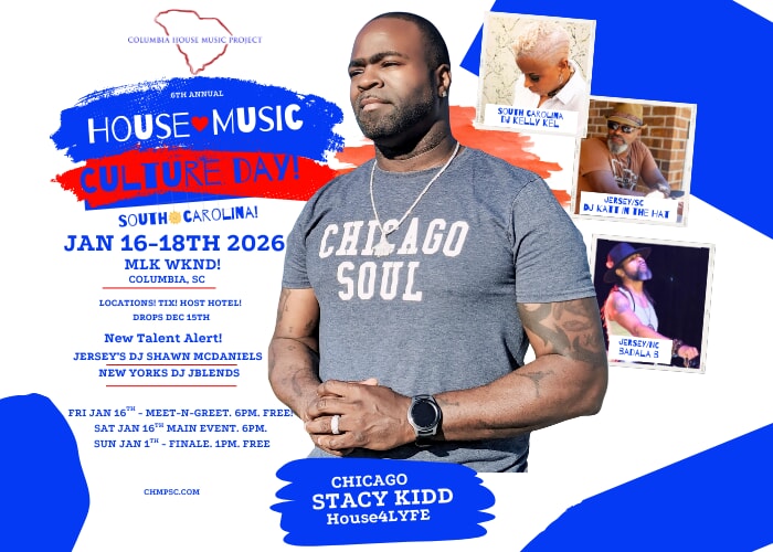 House Music MLK Wknd Ft Chicago's Stacy Kidd!!