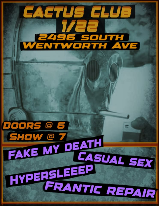 Fake My Death • Casual Sex • Hypersleep • Frantic Repair
