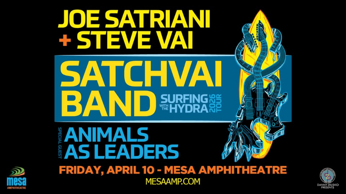 SatchVai Band ft Joe Satriani & Steve Vai with Animals as Leaders