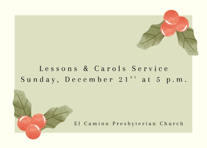 Christmas Lessons & Carols Service