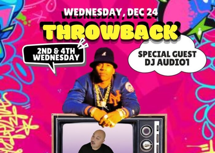 THROWBACK (2nd & 4th Wednesdays) featuring DJ Audio1