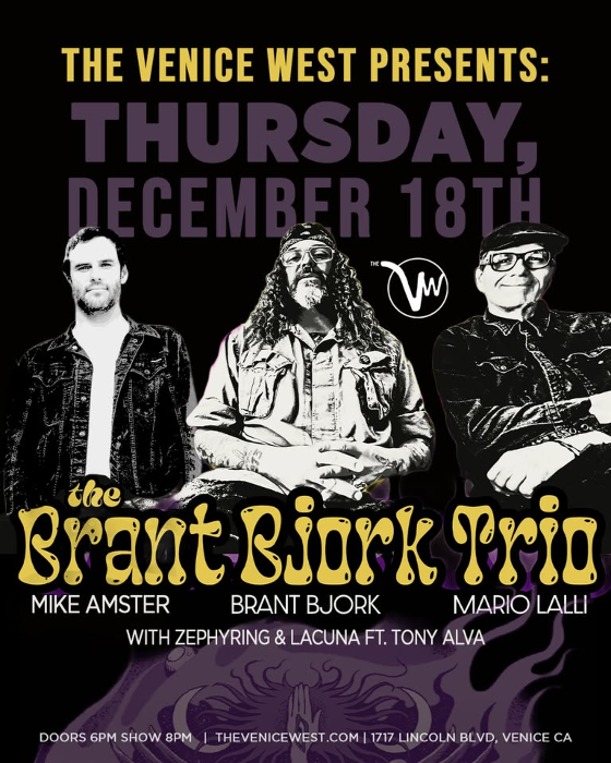 Brant Bjork Trio w/ Zephyring & Lacuna (ft. Tony Alva & Ray Barbee)