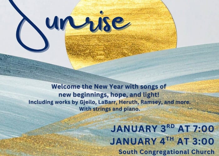 Concord Chorale Concert Jan 2026 SUNRISE