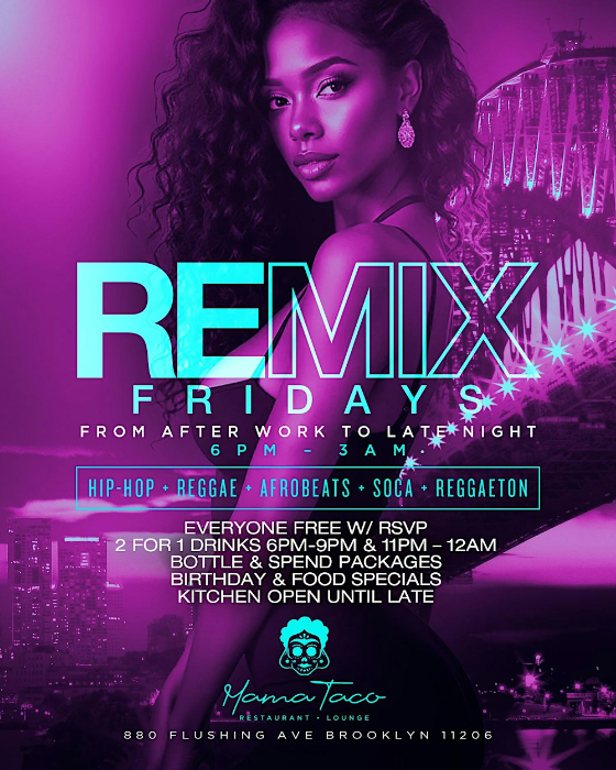 Remix Fridays at Kimoto Rooftop Brooklyn New York