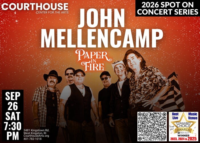 John Mellencamp - Paper in Fire 9/26/26 SAT 7:30PM
