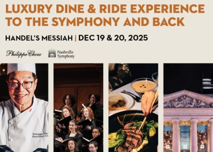Philippe Chow Luxury Dine & Ride to the Nashville Symphony